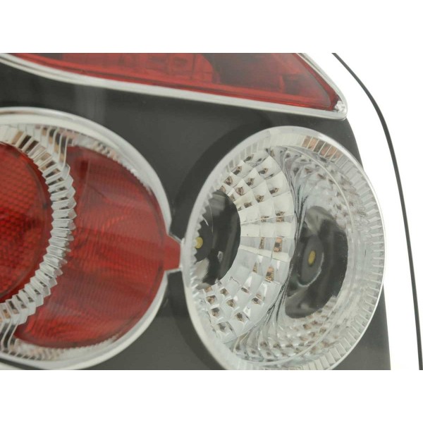 Rear lights set Ford Fiesta 3 door Type MK3 92 95 black