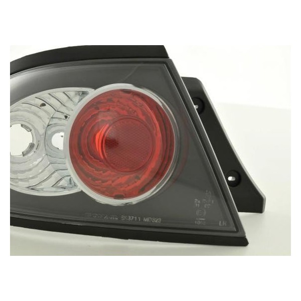 Taillights set Mazda 323F 3 door 4 door Type BG 89 02 black