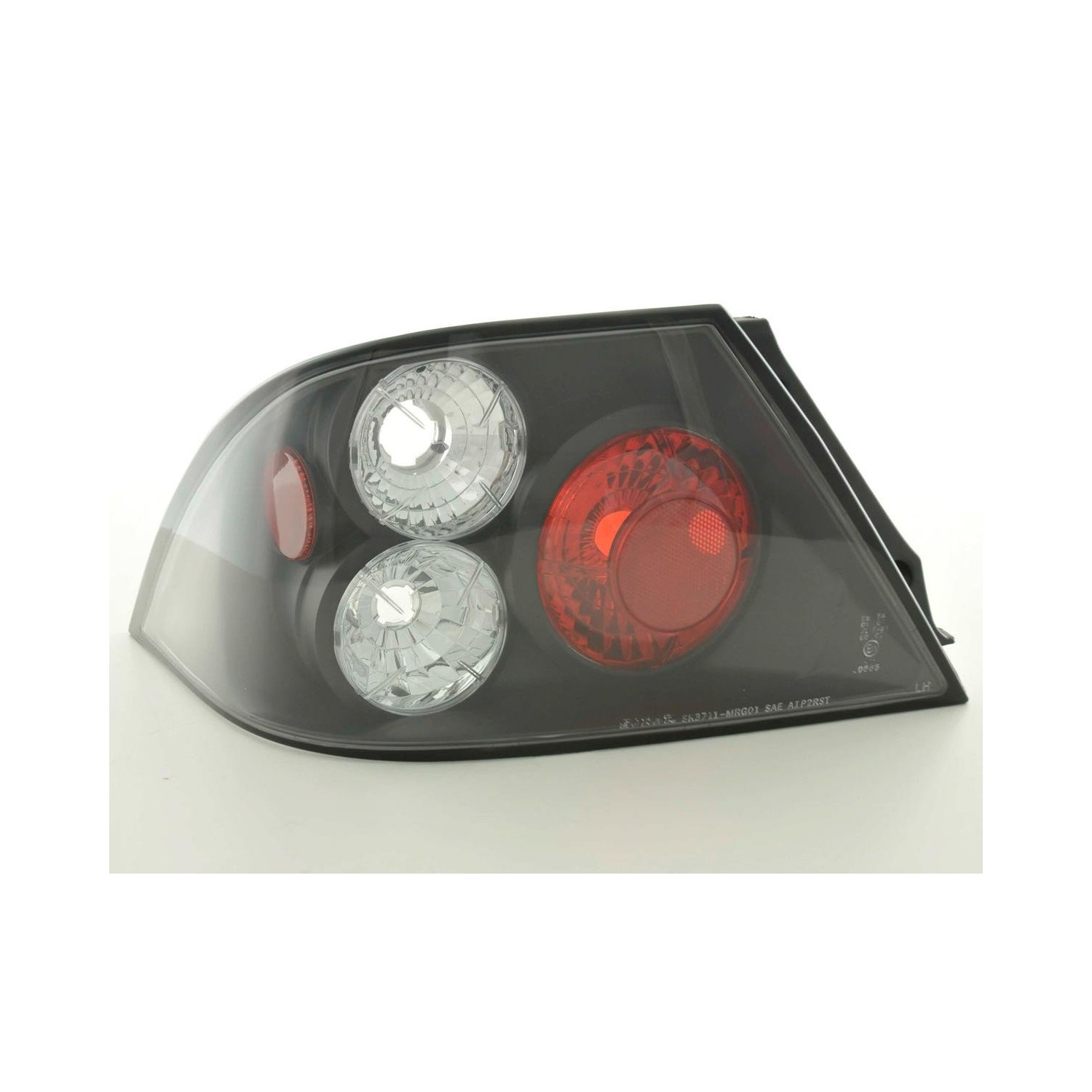 Taillights set Mitsubishi Mirage Lancer 01 06 black