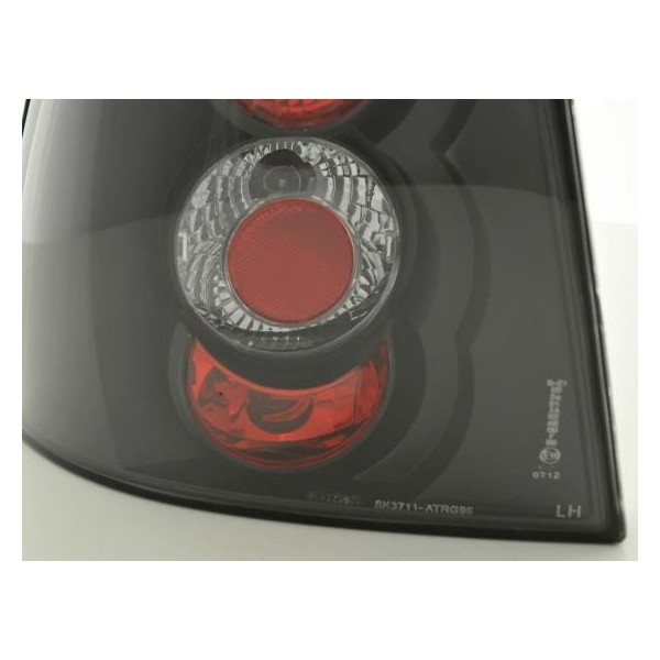 Taillights set Opel Astra G hatchback 3 5 door 98 03 black