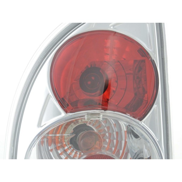 Rear lights set Opel Corsa B 5 door 93 00 chrome