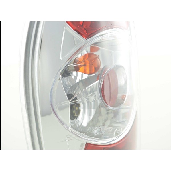 Rear lights set Opel Corsa B 5 door 93 00 chrome