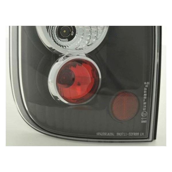 Taillights set Opel Zafira type T98 99 04 black