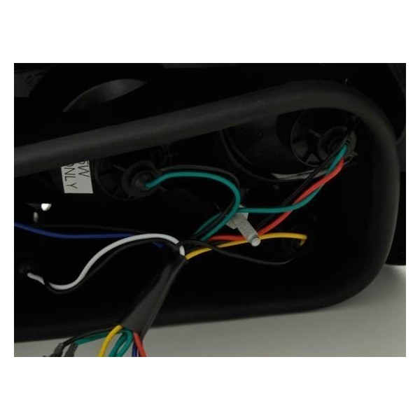 Taillights set Peugeot 306 type 7 93 97 black