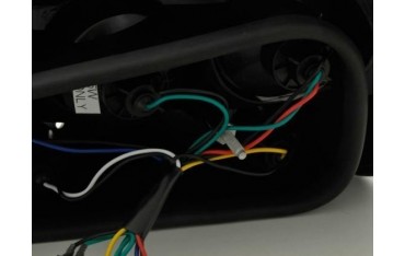 Taillights set Peugeot 306 type 7 93 97 black