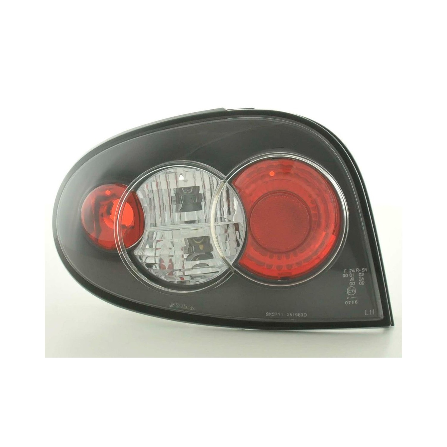 Taillights set Renault Megane 3 door Type DABALAKAEA 96 98 black
