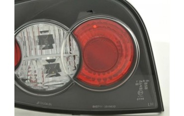 Taillights set Renault Megane 3 door Type DABALAKAEA 99 02 black