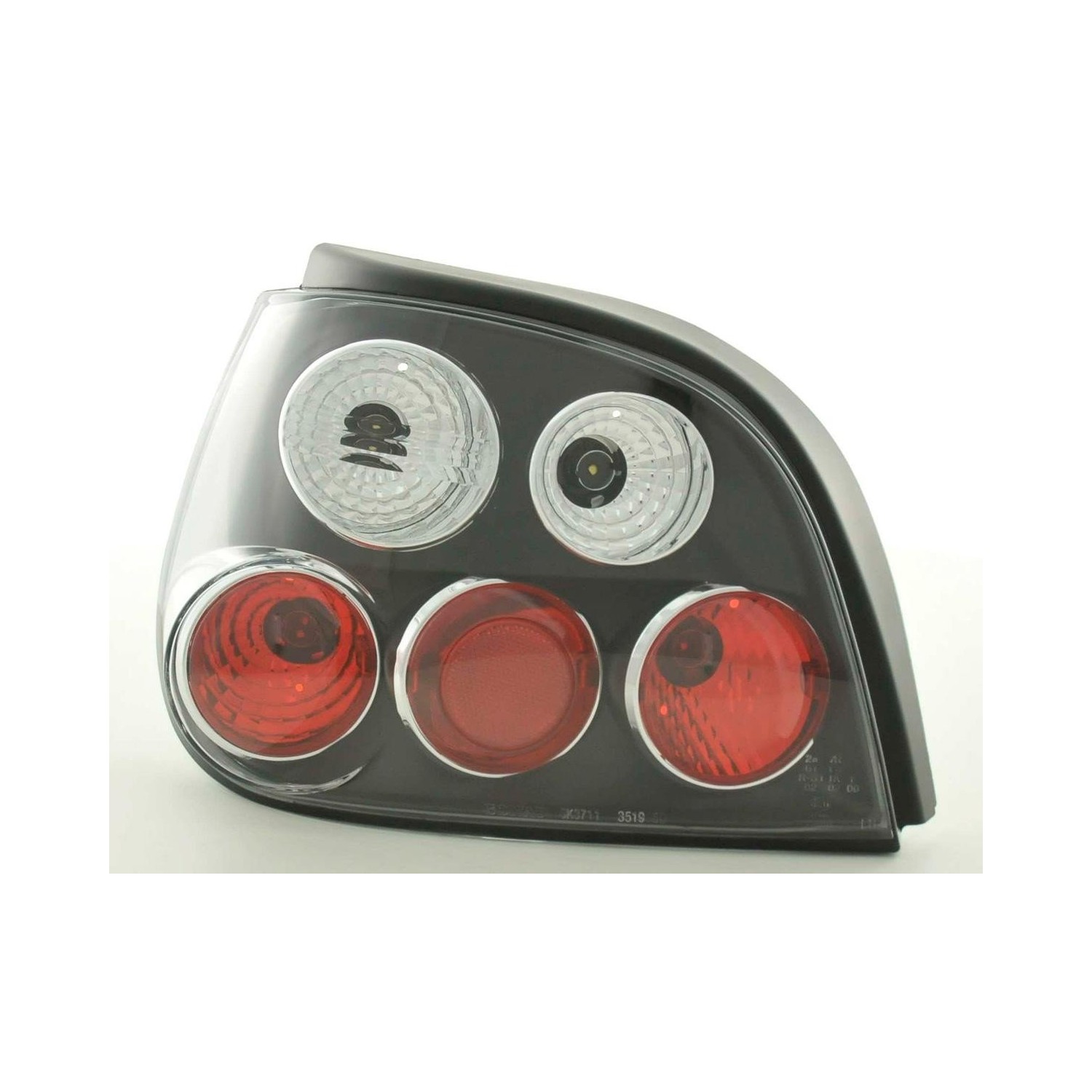 Taillights set Renault Megane 5 door Type DABALAKAEA 99 02 black