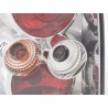 Taillights set VW Passat Variant type 3B 97 00 chrome