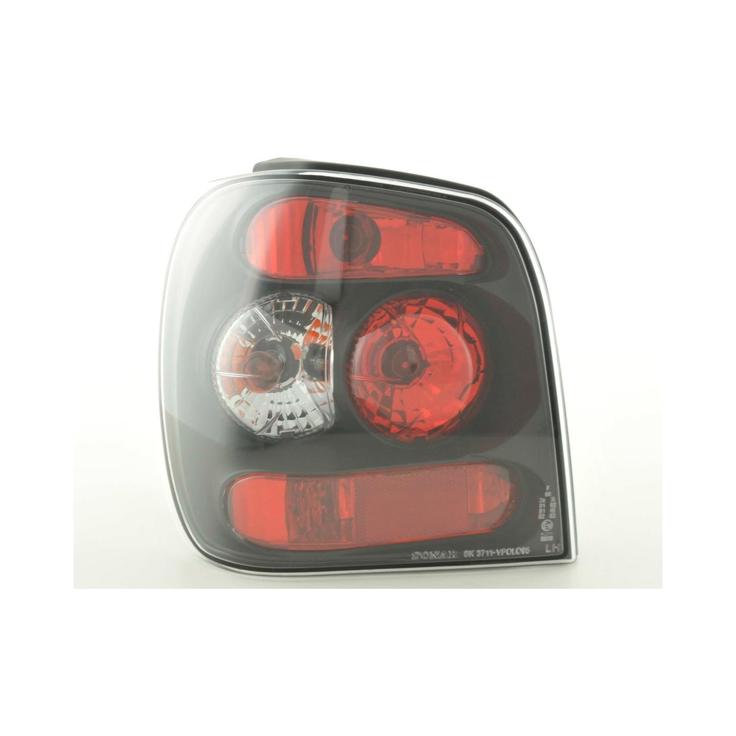 Taillights set VW Polo type 6N 94 99 black