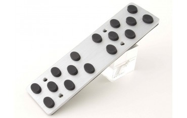 FK aluminum pedals pedal set 3 piece Mercedes Benz C E S Class pedal cover car pedals rubber studs