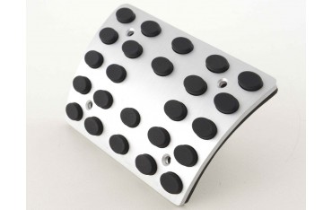 FK aluminum pedals pedal set 3 piece Mercedes Benz C E S Class pedal cover car pedals rubber studs