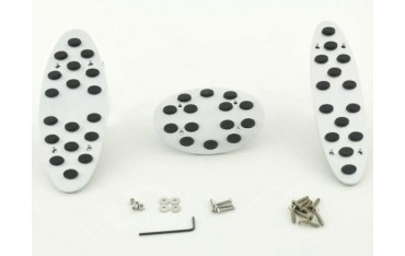 FK aluminum pedals pedal set 3 piece Mini Cooper pedal cover car pedals rubber studs