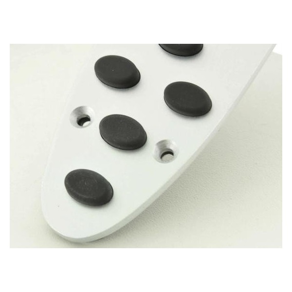 FK aluminum pedals pedal set 3 piece Mini Cooper pedal cover car pedals rubber studs