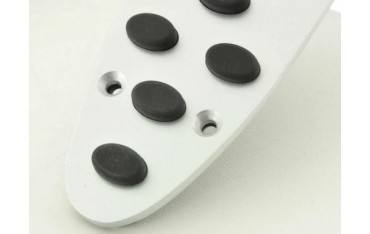 FK aluminum pedals pedal set 3 piece Mini Cooper pedal cover car pedals rubber studs