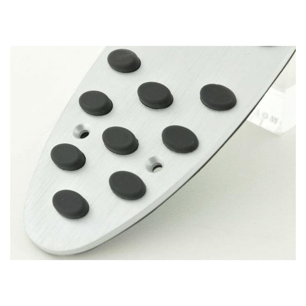 FK aluminum pedals pedal set 3 piece Mini Cooper pedal cover car pedals rubber studs