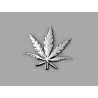 Sticker chrome 3D car sticker 3D motif Leafshape 70x98 mm chrome