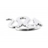 Sticker chrome 3D Car Logo motif Dragon I 75x62 mm chrome