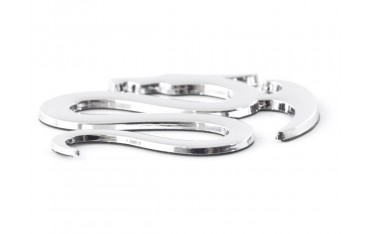 Sticker chrome 3D Car Logo motif Dragon I 75x62 mm chrome