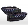LED headlight set LED daytime running lights Audi A4 8K year 13 15 black for right hand drive