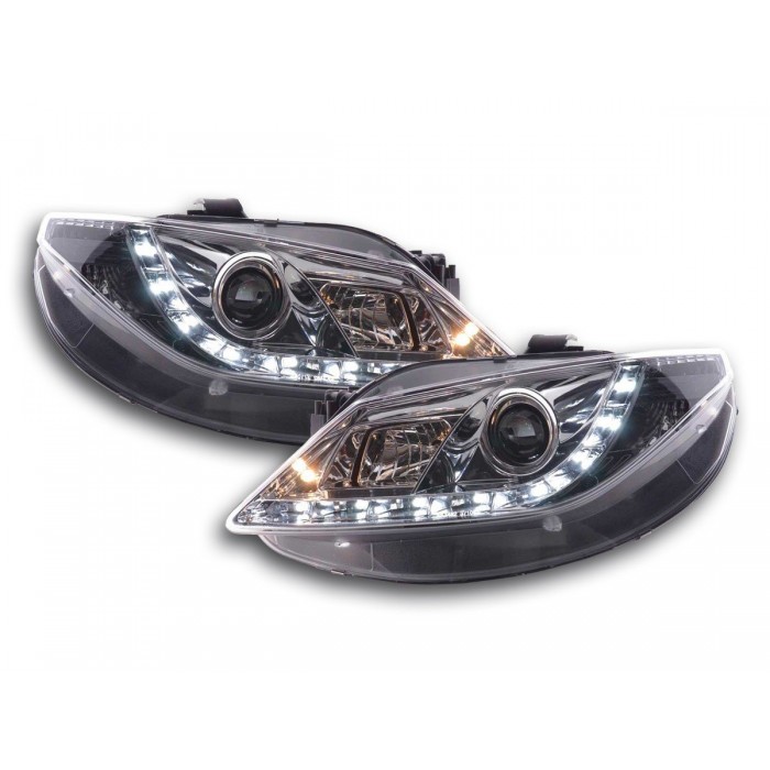 Daylight headlight LED daytime running lights Seat Ibiza type 6J 08 chrome