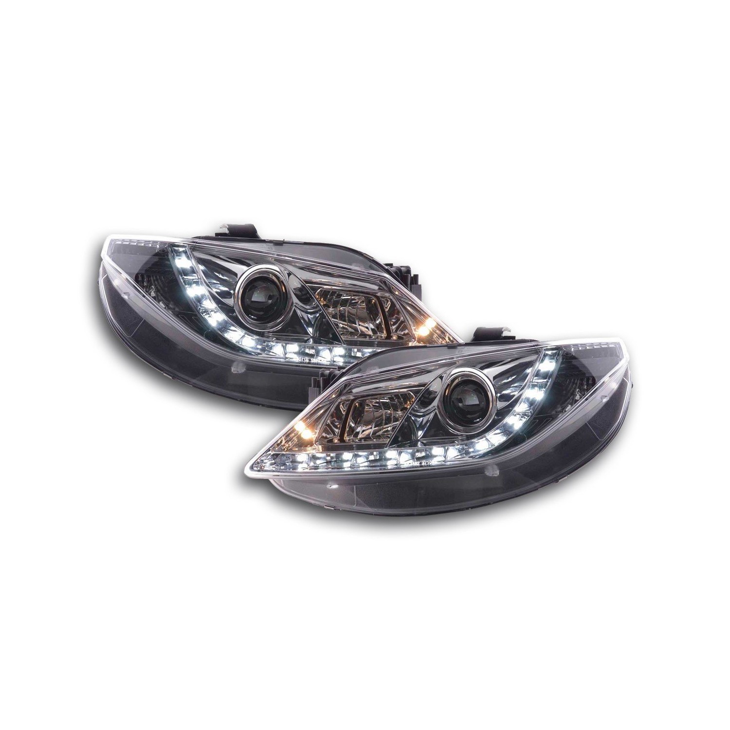 Daylight headlight LED daytime running lights Seat Ibiza type 6J 08 chrome