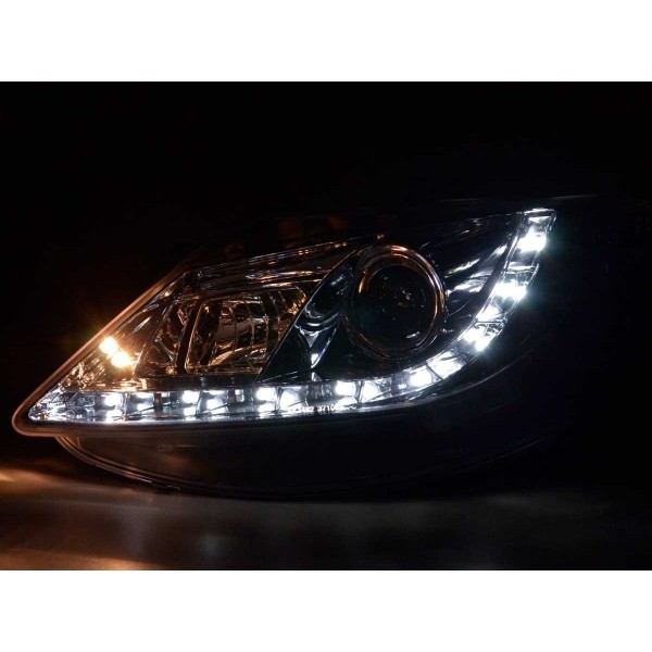 Daylight headlight LED daytime running lights Seat Ibiza type 6J 08 chrome