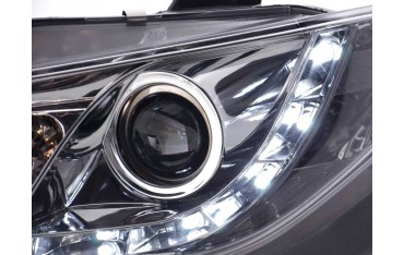 Daylight headlight LED daytime running lights Seat Ibiza type 6J 08 chrome