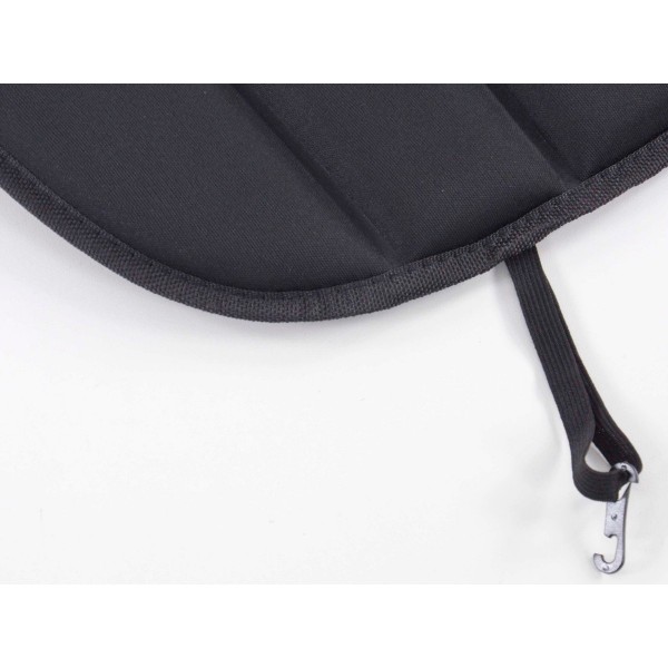 Seat cover with seat heating and massage function black