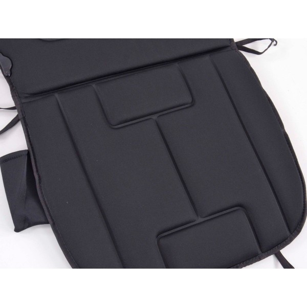 Seat cover with seat heating and massage function black