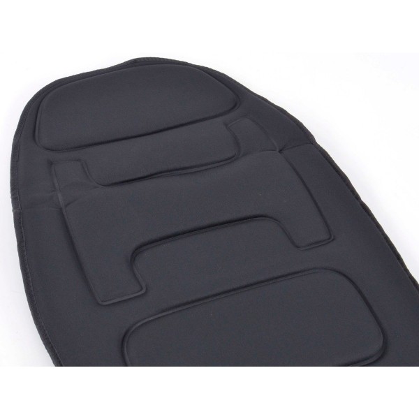 Seat cover with seat heating and massage function black