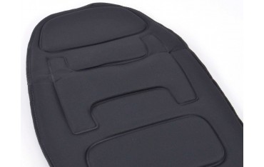 Seat cover with seat heating and massage function black