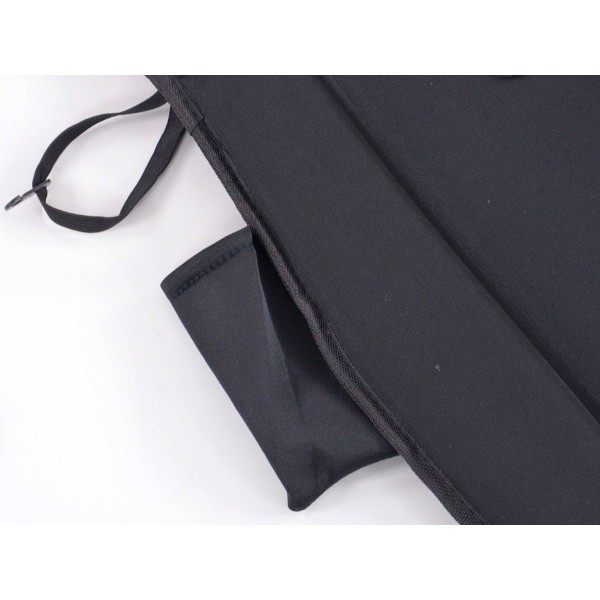 Seat cover with seat heating and massage function black