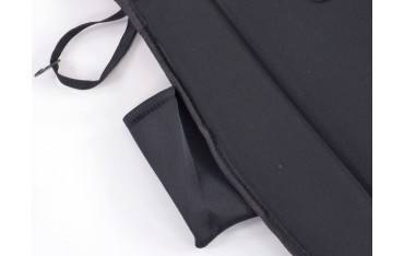 Seat cover with seat heating and massage function black