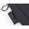 Seat cover with seat heating and massage function black