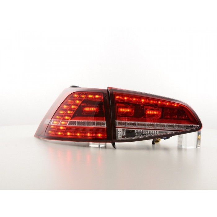 LED taillights set VW Golf 7 from 2012 red clear