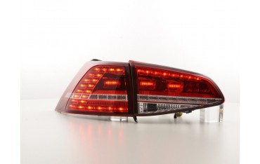 LED taillights set VW Golf 7 from 2012 red clear