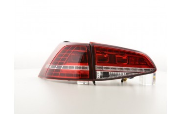 LED taillights set VW Golf 7 from 2012 red clear