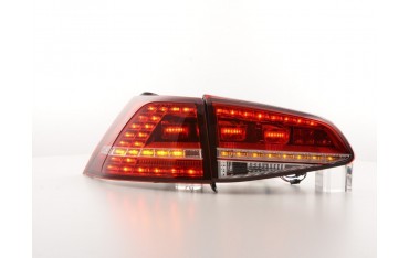 LED taillights set VW Golf 7 from 2012 red clear