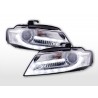 Daylight headlight LED daytime running lights Audi A4 from 2008 chrome