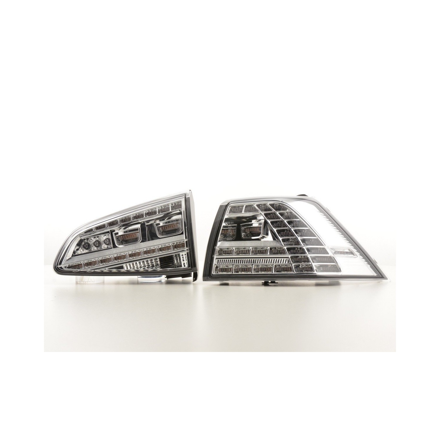 LED taillights set VW Golf 7 from 2012 chrome