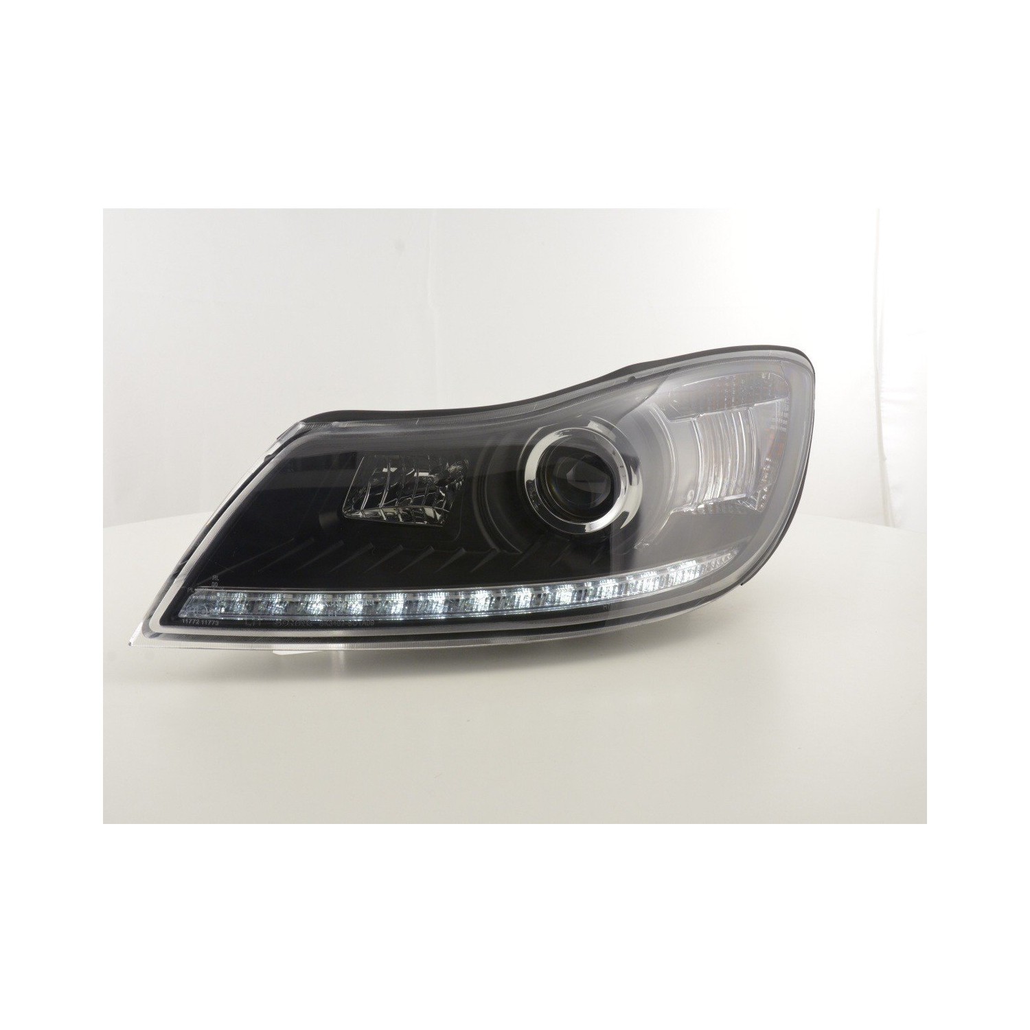 Daylight headlight LED DRL look Skoda Oktavia from 2009 black