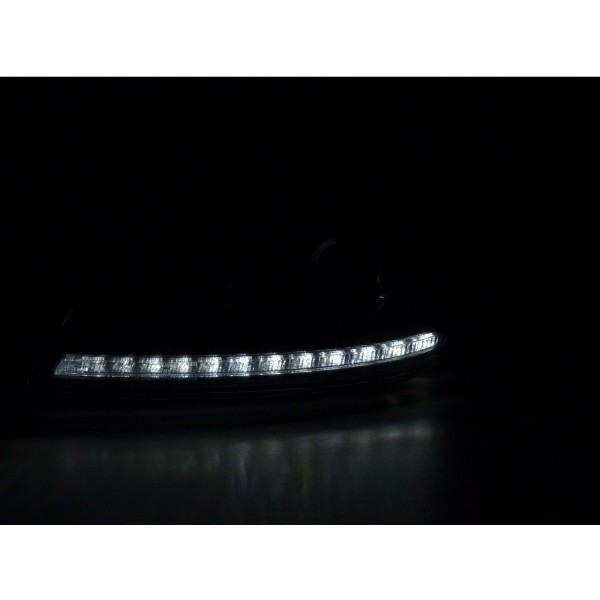 Daylight headlight LED DRL look Skoda Oktavia from 2009 black