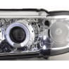 Headlight set Audi A3 type 8L 96 00 chrome