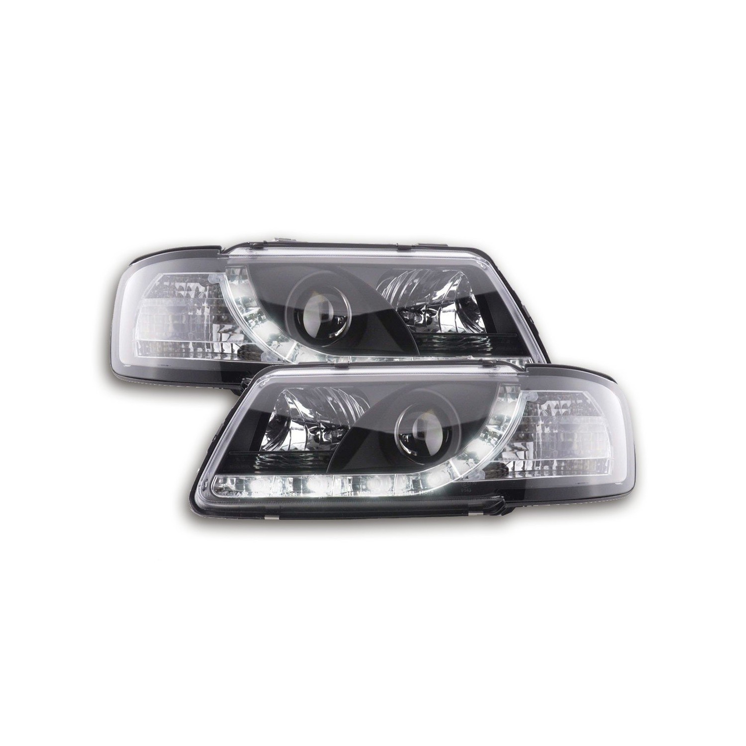 Daylight headlight LED daytime running lights Audi A3 type 8L 96 00 black
