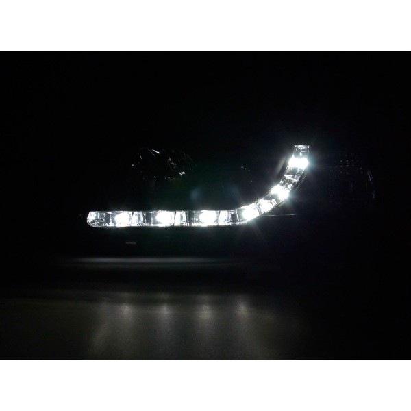 Daylight headlight LED daytime running lights Audi A3 type 8L 96 00 black
