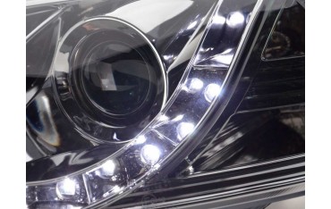 Daylight headlight LED DRL look Audi A3 type 8P 03 07 chrome