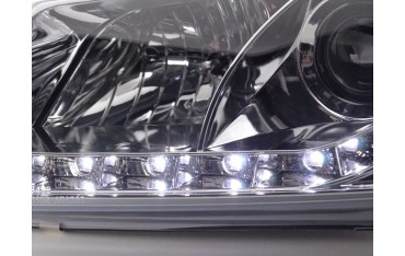 Daylight headlight LED DRL look Audi A3 type 8P 03 07 chrome