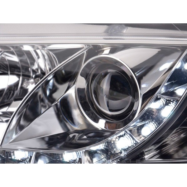 Daylight headlight LED daytime running lights Audi A3 type 8P 03 08 chrome