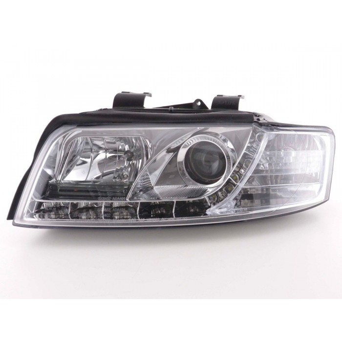 Daylight headlights Audi A4 type 8E 01 04 chrome
